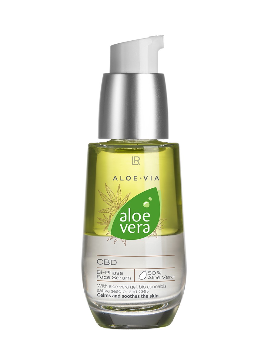 Serum facial bifásico CBD aloe vera