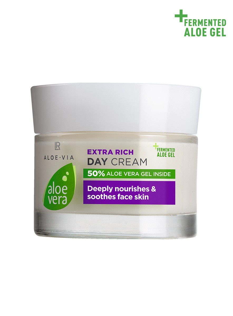 Envase de Crema de Día Multiactiva LR ALOE VIA con Aloe Vera